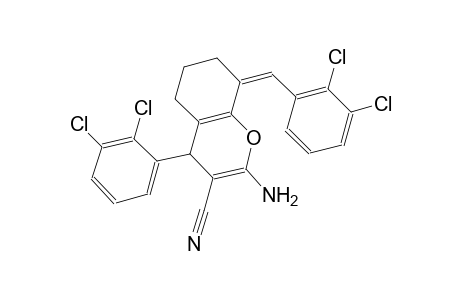(8Z)-2-amino-8-(2,3-dichlorobenzylidene)-4-(2,3-dichlorophenyl)-5,6,7,8-tetrahydro-4H-chromene-3-carbonitrile