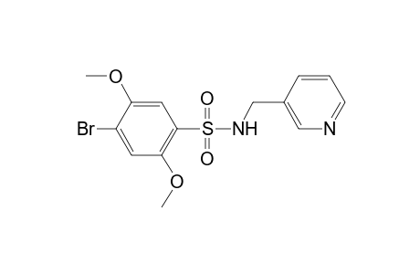 4-Bromo-2,5-dimethoxy-N-(3-pyridinylmethyl)benzenesulfonamide