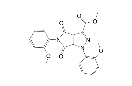 methyl 1,5-bis(2-methoxyphenyl)-4,6-dioxo-1,3a,4,5,6,6a-hexahydropyrrolo[3,4-c]pyrazole-3-carboxylate