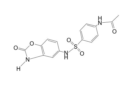 4'-[(2-oxo-5-benzoxazolinyl)sulfamoyl]acetanilide