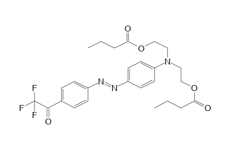 Butyric acid, 2-{(2-butyryloxy-ethyl)-[4-(4-trifluoroacetyl-phenylazo)-phenyl]-amino}-ethyl ester