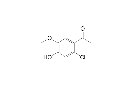 2'-chloro-4'-hydroxy-5'-methoxyacetophenone