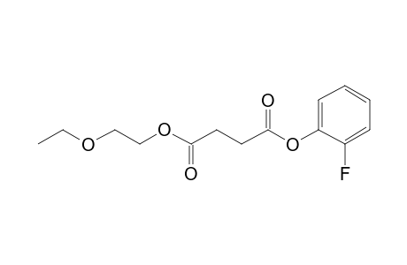 Succinic acid, 2-fluorophenyl 2-ethoxyethyl ester