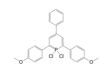 Phosphorin, 1,1-dichloro-1,1-dihydro-2,6-bis(4-methoxyphenyl)-4-phenyl-