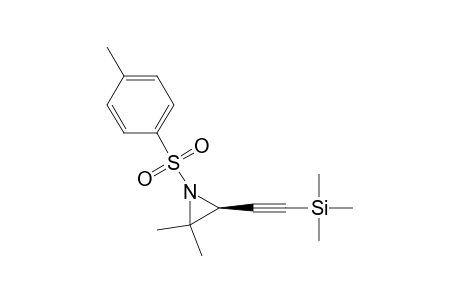 cis-N-Tosyl-3,3-dimethyl-2-(.beta.-(trimethylsilyl)acetylenyl)aziridine