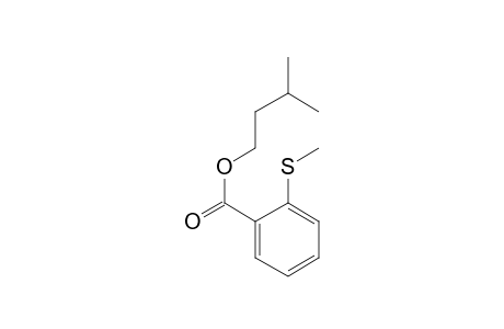 Benzoic acid, 2-(methylthio)-, 3-methylbutyl ester