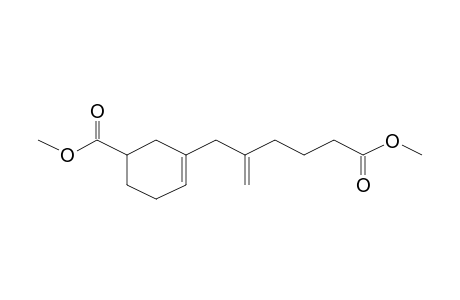 Hexanoic acid, 5-methylene-6-(5-methoxycarbonyl-1-cyclohexenyl)-, methyl ester