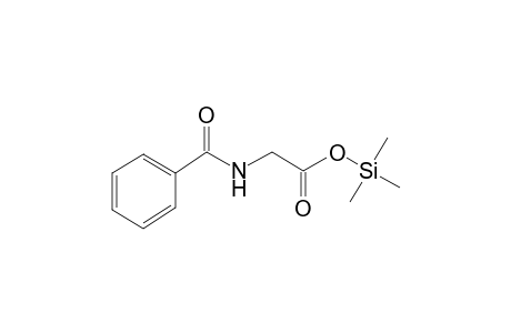 Glycine, N-benzoyl-, trimethylsilyl ester