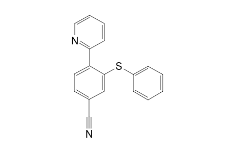 3-(Phenylthio)-4-(pyridin-2-yl)benzonitrile