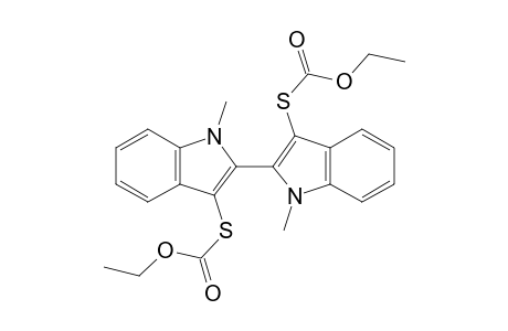 3,3'-bis(Ethoxycarbonylthio)-1,1'-dimethyl-2,2'-biindole