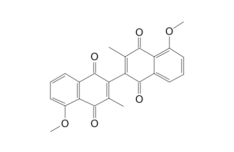 5,5'-Dimethoxy-3,3'-dimethyl-2,2'-binaphthalene-1,1',4,4'-tetrone