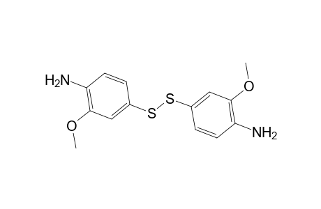 4-[(4-Amino-3-methoxyphenyl)disulfanyl]-2-methoxyphenylamine