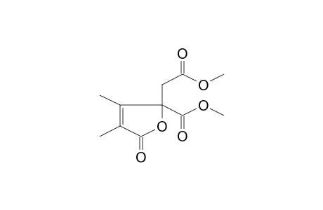 Methyl 2-(2-methoxy-2-oxoethyl)-3,4-dimethyl-5-oxo-2,5-dihydro-2-furancarboxylate