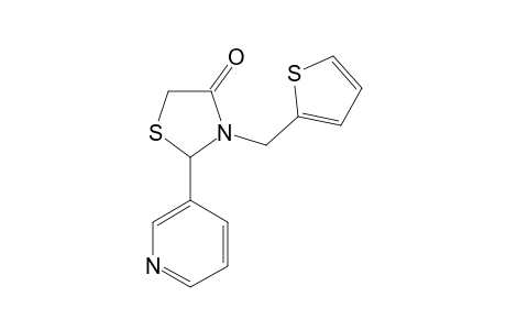 2-(3-pyridyl)-3-(2-thenyl)-4-thiazolidinone