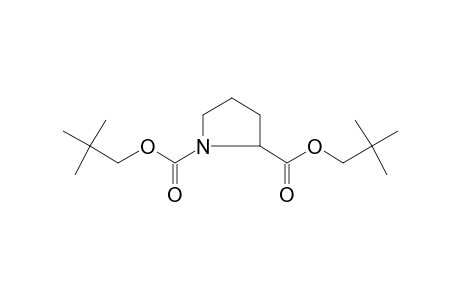 D-Proline, N-neopentyloxycarbonyl-, neopentyl ester