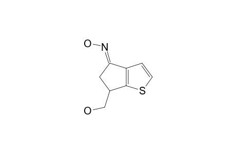 (+/-)-(4-HYDROXYIMINO-5,6-DIHYDRO-4H-CYCLOPENTA-[B]-THIEN-6-YL)-METHANOL