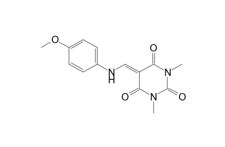 5-[(p-anisidino)methylene]-1,3-dimethylbarbituric acid