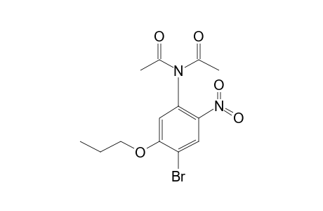 4-Bromo-2-nitro-5-propoxyaniline, N,N-bis-acetyl