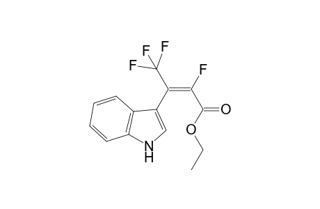 Ethyl (Z)- and (E)-2,4,4,4-tetrafluoro-3-(1H-indol-3-yl)but-2-enoate