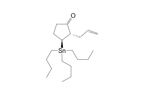 cis-3-(Tribytylstannyl)-2-(2-propenyl)-1-cyclopentanone