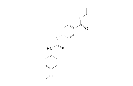 p-[3-(p-methoxyphenyl)-2-thioureido]benzoic acid, ethyl ester