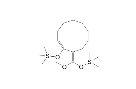 3-{Methoxy[(trimethylsily)oxy]methylidene}-2-[(trimethylsilyl)oxy]cyclodec-1-ene