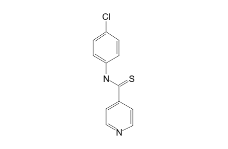 N-[p-Chlorophenyl]thioxonicotinamide