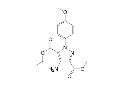 1H-pyrazole-3,5-dicarboxylic acid, 4-amino-1-(4-methoxyphenyl)-, diethyl ester