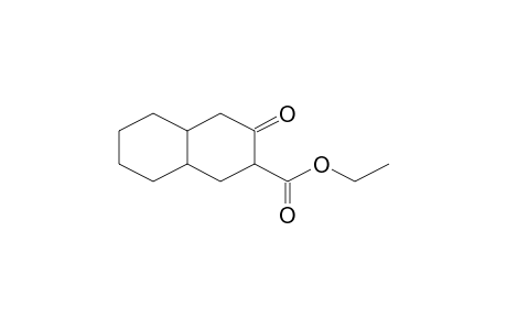 2-NAPHTHALENECARBOXYLIC ACID, DECAHYDRO-3-OXO-, ETHYL ESTER, (2alpha,4Aalpha,8Abeta)-