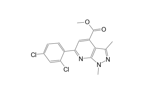 methyl 6-(2,4-dichlorophenyl)-1,3-dimethyl-1H-pyrazolo[3,4-b]pyridine-4-carboxylate