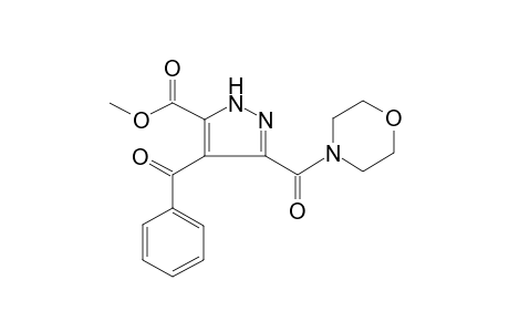 methyl 4-benzoyl-3-(4-morpholinylcarbonyl)-1H-pyrazole-5-carboxylate