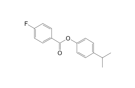 4-Fluorobenzoic acid, 4-isopropylphenyl ester