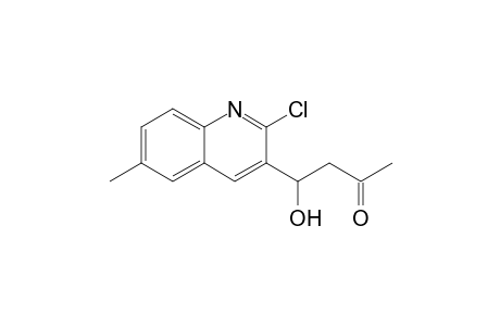 4-(2-Chloranyl-6-methyl-quinolin-3-yl)-4-oxidanyl-butan-2-one