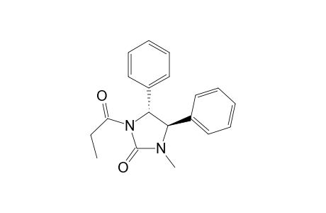 (4R,5R)-4,5-Diphenyl-1-methyl-3-propionyl-2-imidazolidinone