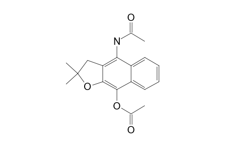 4-Acetylamino-9-acetoxy-2,3-dihydro-2,2-dimethylnaphtho[2,3-b]furan