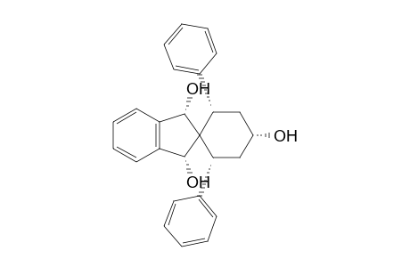 (1'R,3'S,2S,4S,6R)-2,6-Diphenyl-1',3'-dihydrospiro[cyclohexane-1,2'-[2H]indene]-1',3',4-triol