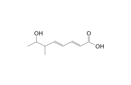 (2E,4E)-7-Hydroxy-6-methyl-2,4-octadienoic acid