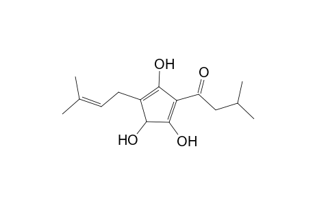 1-Butanone, 3-methyl-1-[2,3,5-trihydroxy-4-(3-methyl-2-butenyl)-1,4-cyclopentadien-1-yl]-
