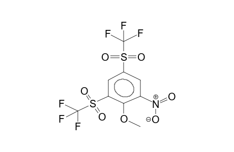 2-NITRO-4,6-BIS-(TRIFLUOROMETHYLSULFONYL)-ANISOLE