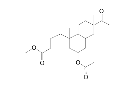 6.beta.-Acetoxy-17-oxo-4,5-secoandrostan-4-oic acid methyl ester