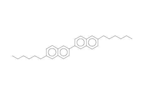 2,2'-Binaphthalene, 6,6'-dihexyl-