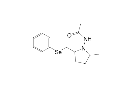 N-Acetyl-(2-methyl-5-[(phenylseleno)methyl]-1-pyrrolidin)amine isomer