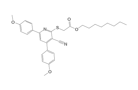 Octyl {[3-cyano-4,6-bis(4-methoxyphenyl)-2-pyridinyl]sulfanyl}acetate