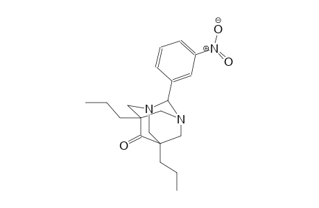 2-(3-nitrophenyl)-5,7-dipropyl-1,3-diazatricyclo[3.3.1.1~3,7~]decan-6-one