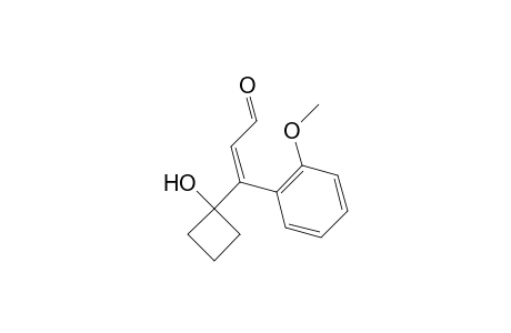 (E)-3-(1-hydroxycyclobutyl)-3-(2-methoxyphenyl)acrylaldehyde