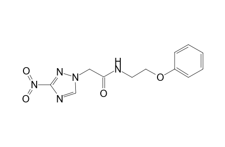 2-(3-nitro-1H-1,2,4-triazol-1-yl)-N-(2-phenoxyethyl)acetamide