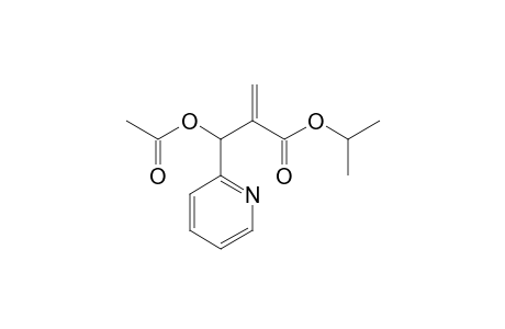 Isopropyl 3-acetoxy-2-methylene-3-(2-pyridyl)propionate