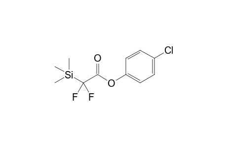 (4-chlorophenyl) 2,2-bis(fluoranyl)-2-trimethylsilyl-ethanoate