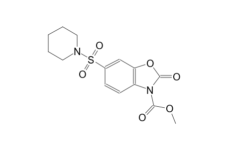 3(2H)-benzoxazolecarboxylic acid, 2-oxo-6-(1-piperidinylsulfonyl)-,methyl ester