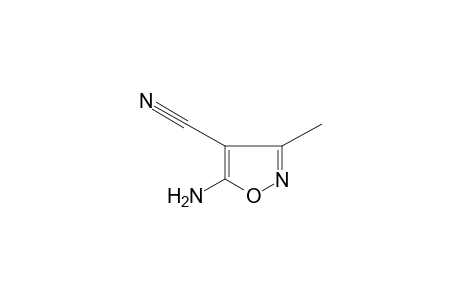 5-Amino-3-methyl-4-isoxazolecarbonitrile